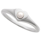 Pearl Heart Ring