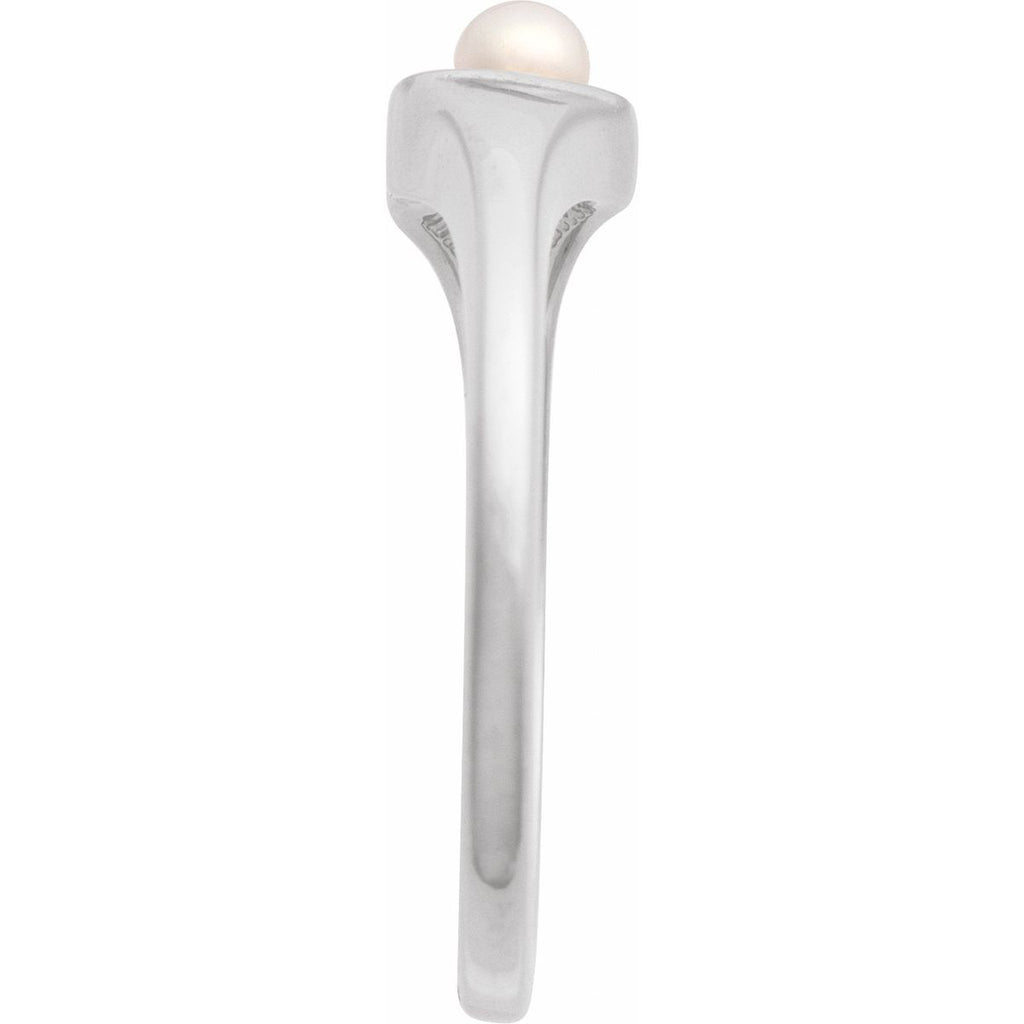 Pearl Heart Ring