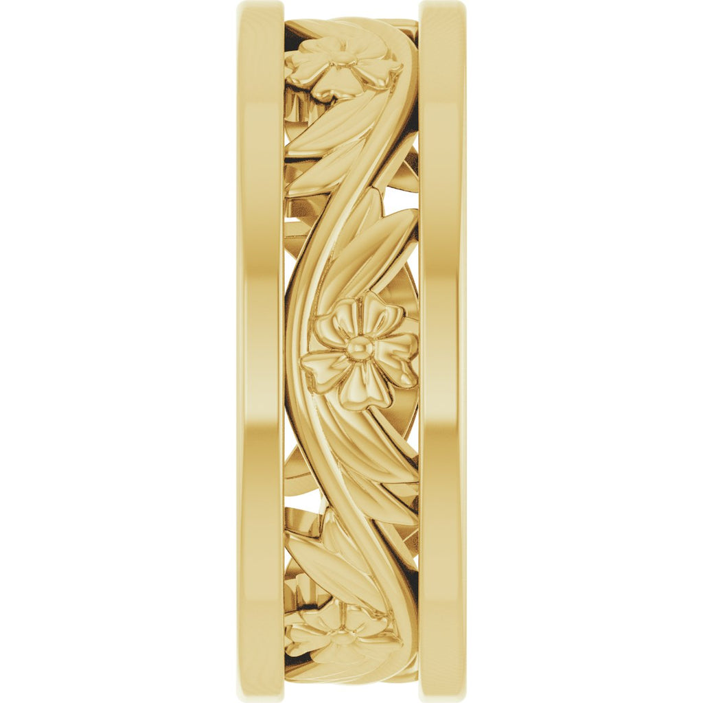 Floral Flat Band