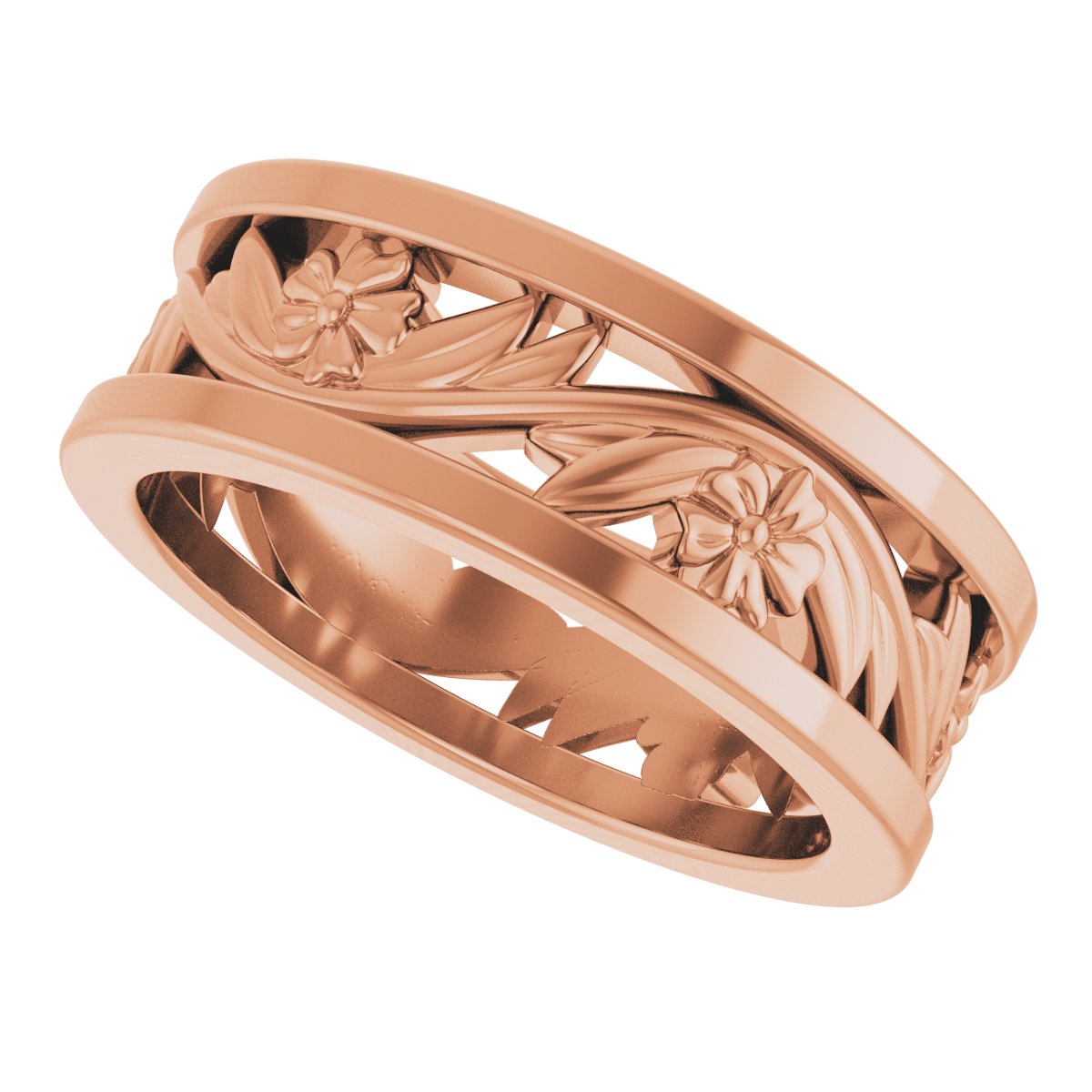 Floral Flat Band