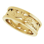 Floral Flat Band