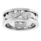 Floral Flat Band