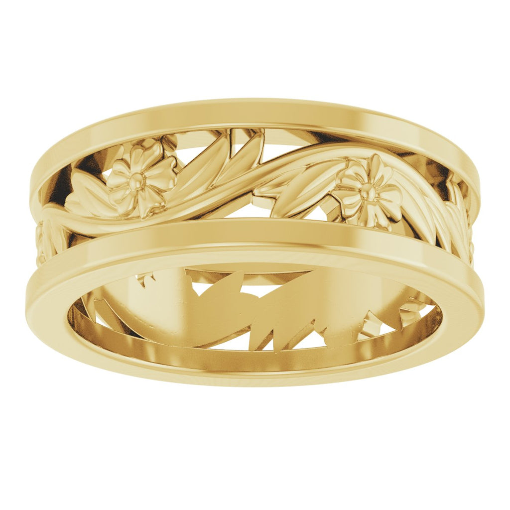 Floral Flat Band