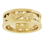 Floral Flat Band