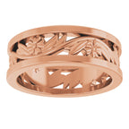 Floral Flat Band