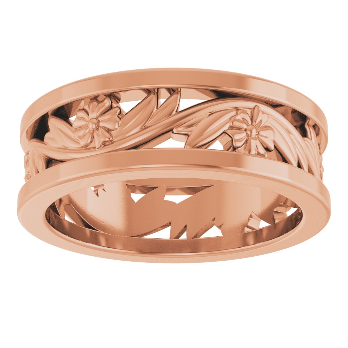 Floral Flat Band