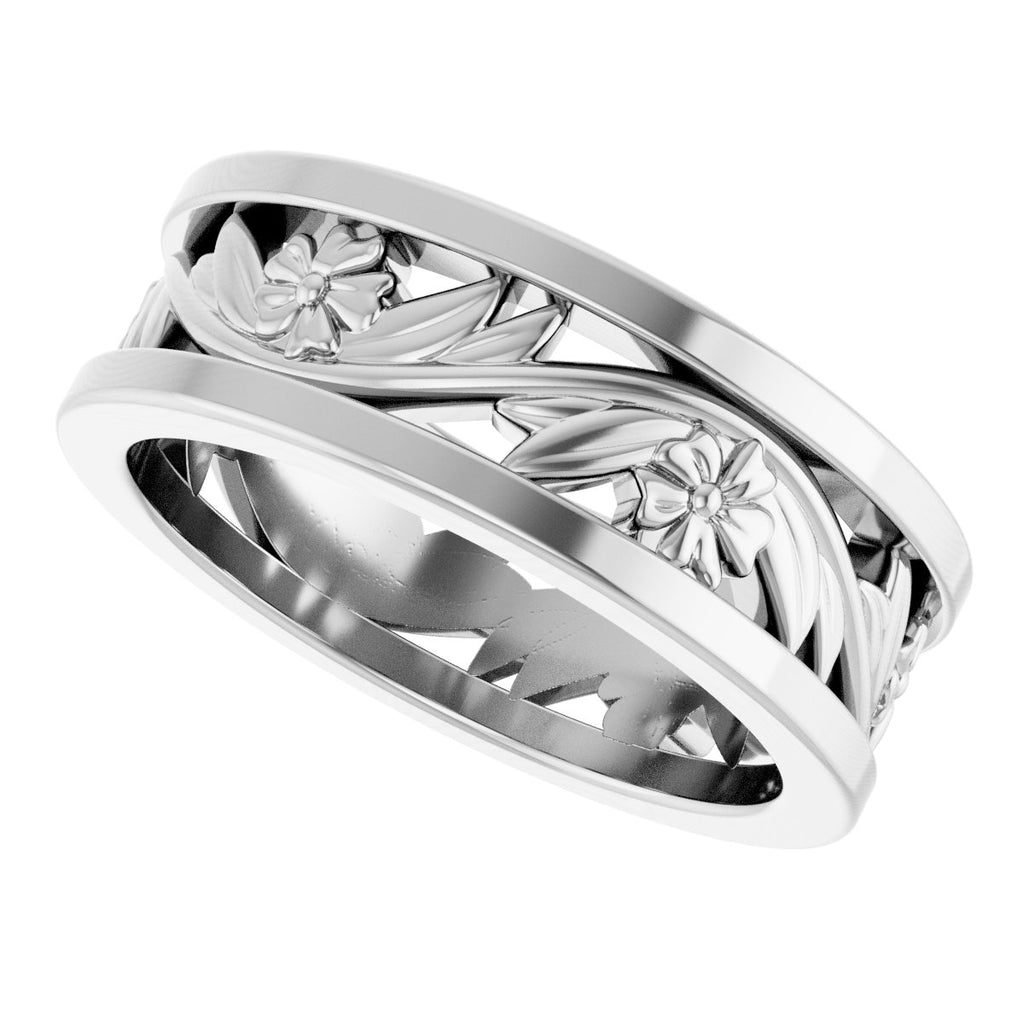 Floral Flat Band