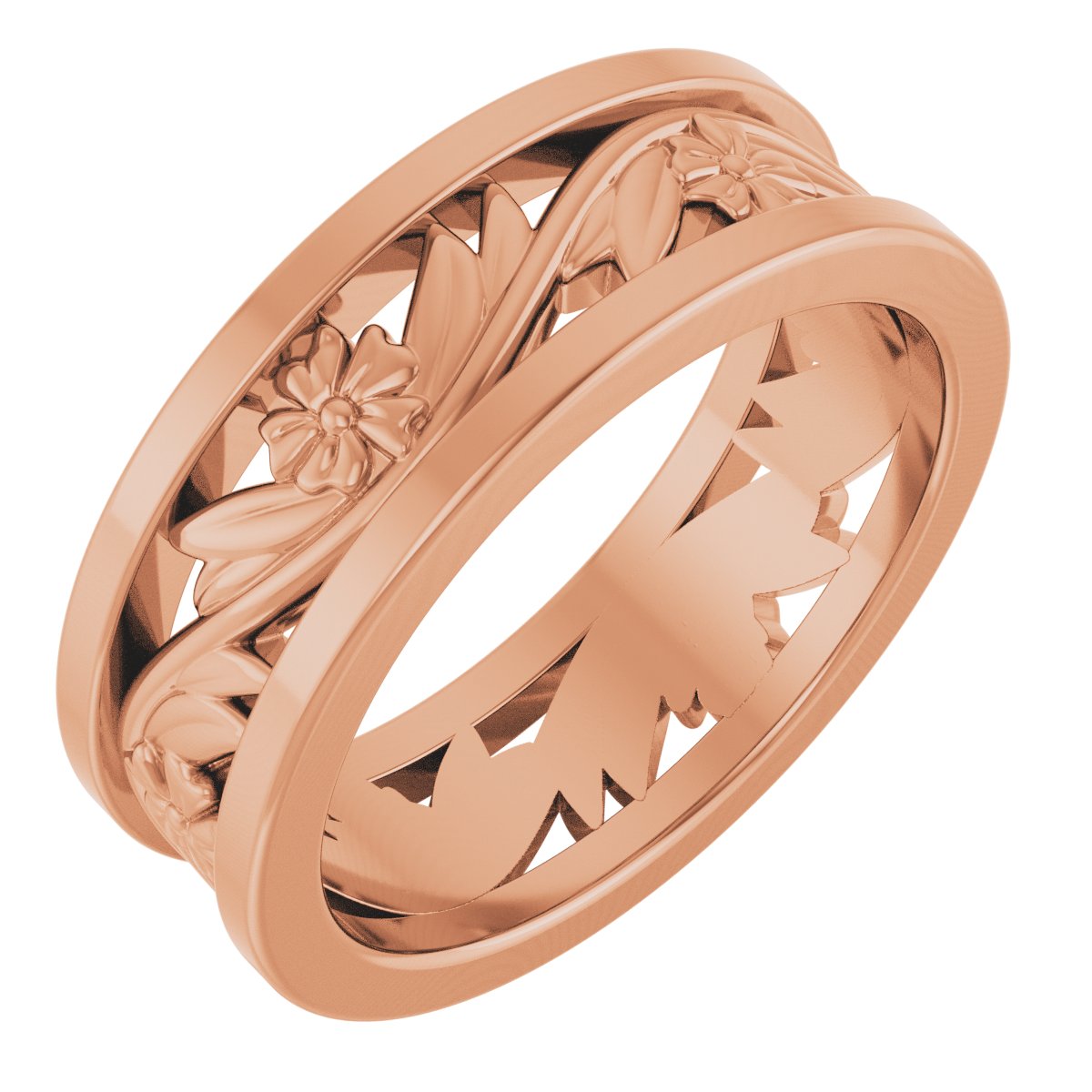 Floral Flat Band