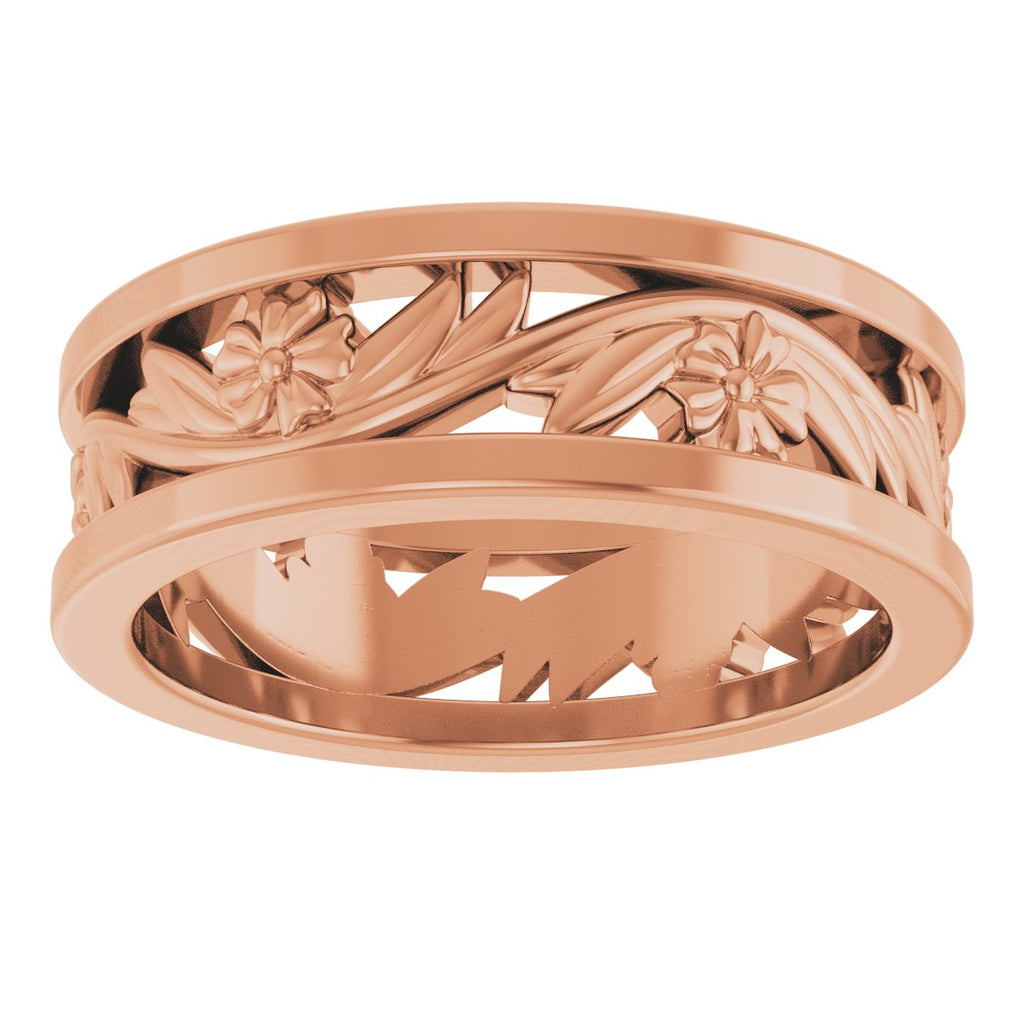 Floral Flat Band