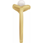 Accented Pearl Ring
