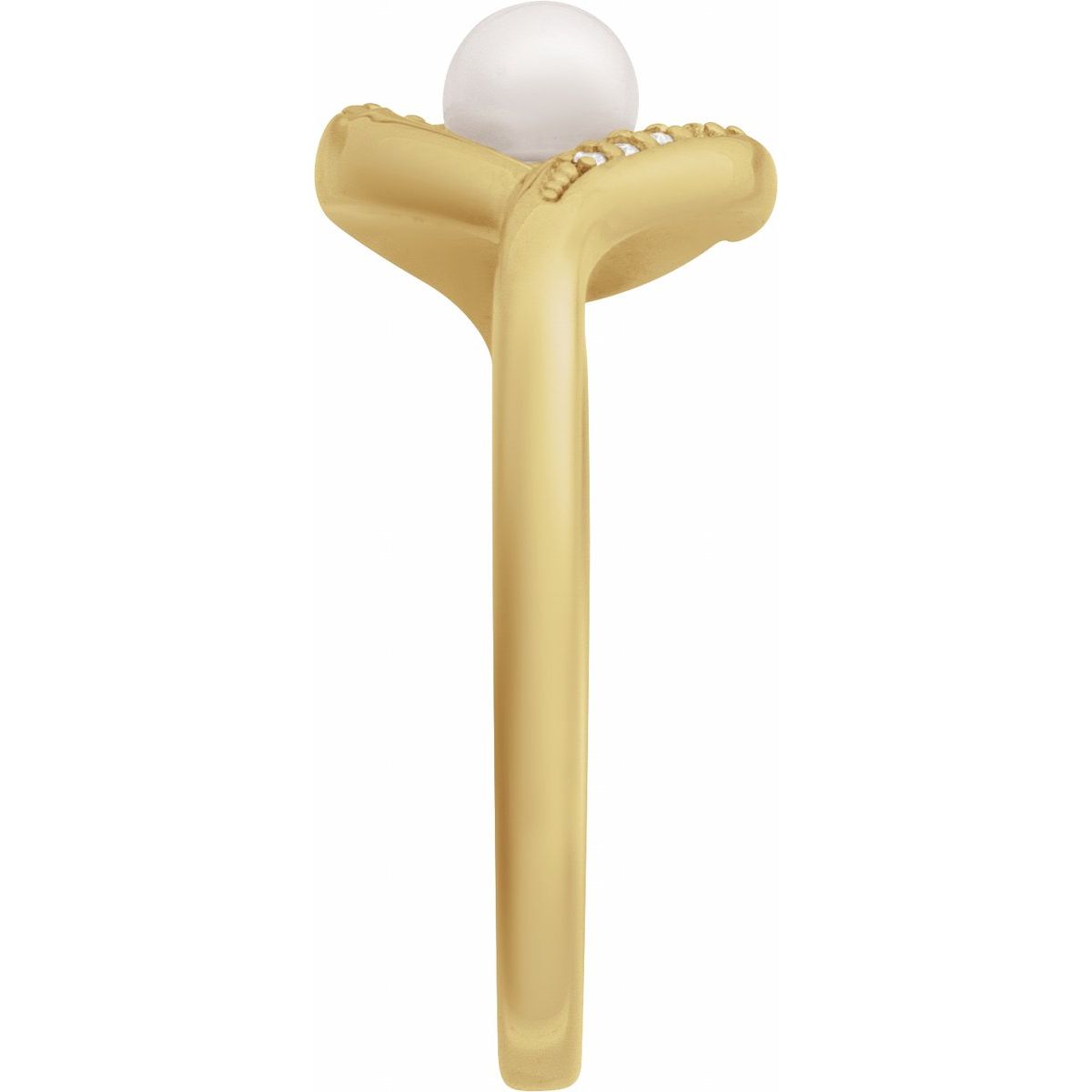 Accented Pearl Ring