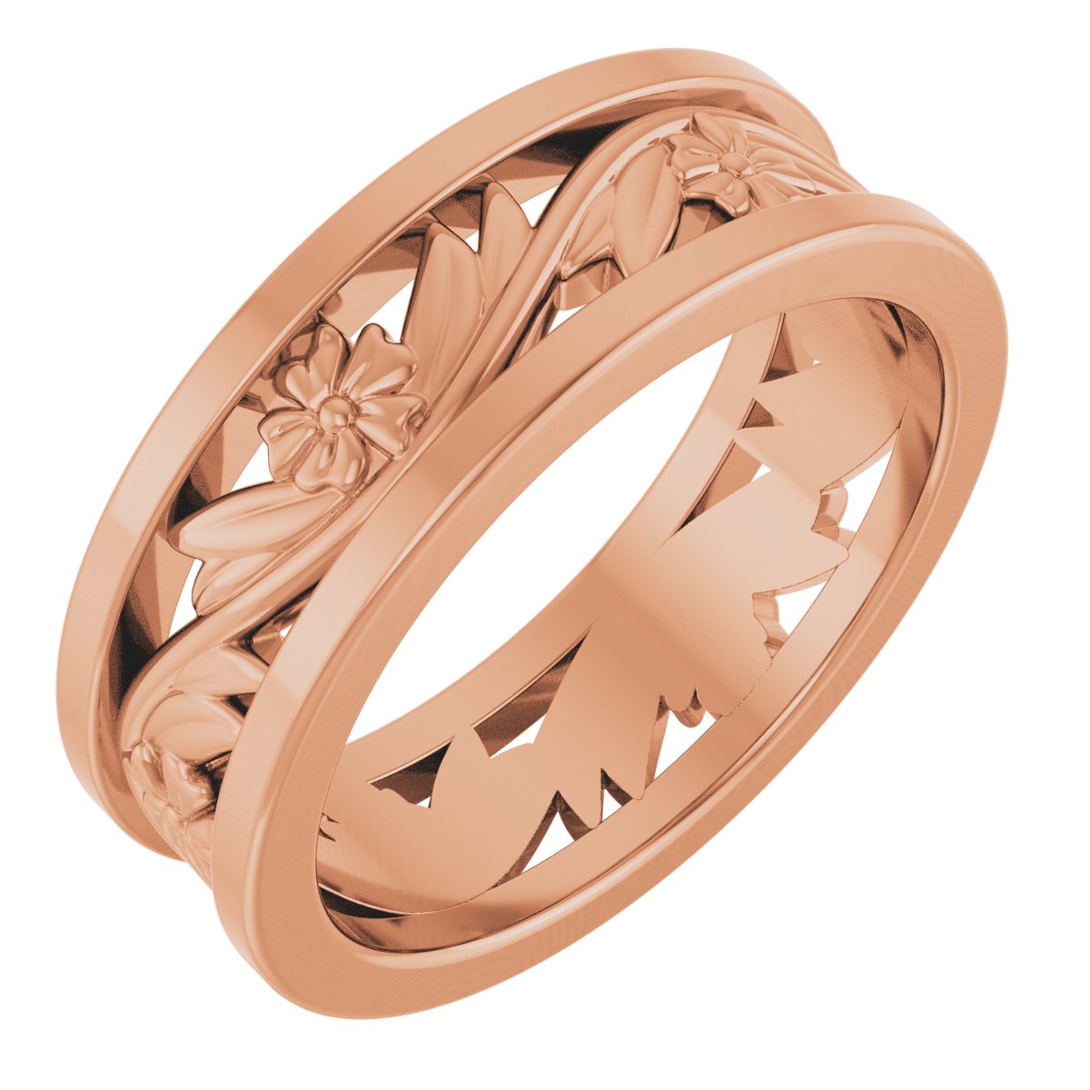 Floral Flat Band