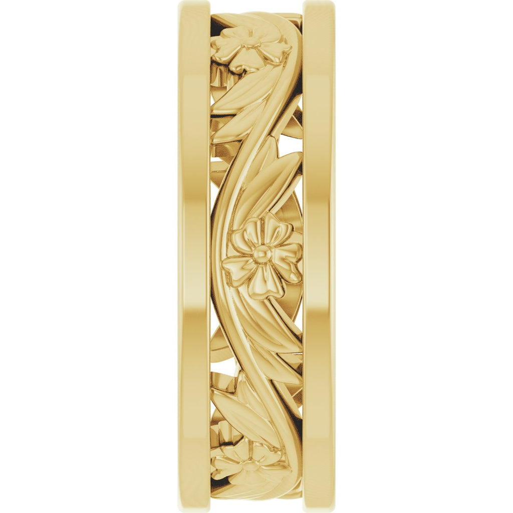 Floral Flat Band