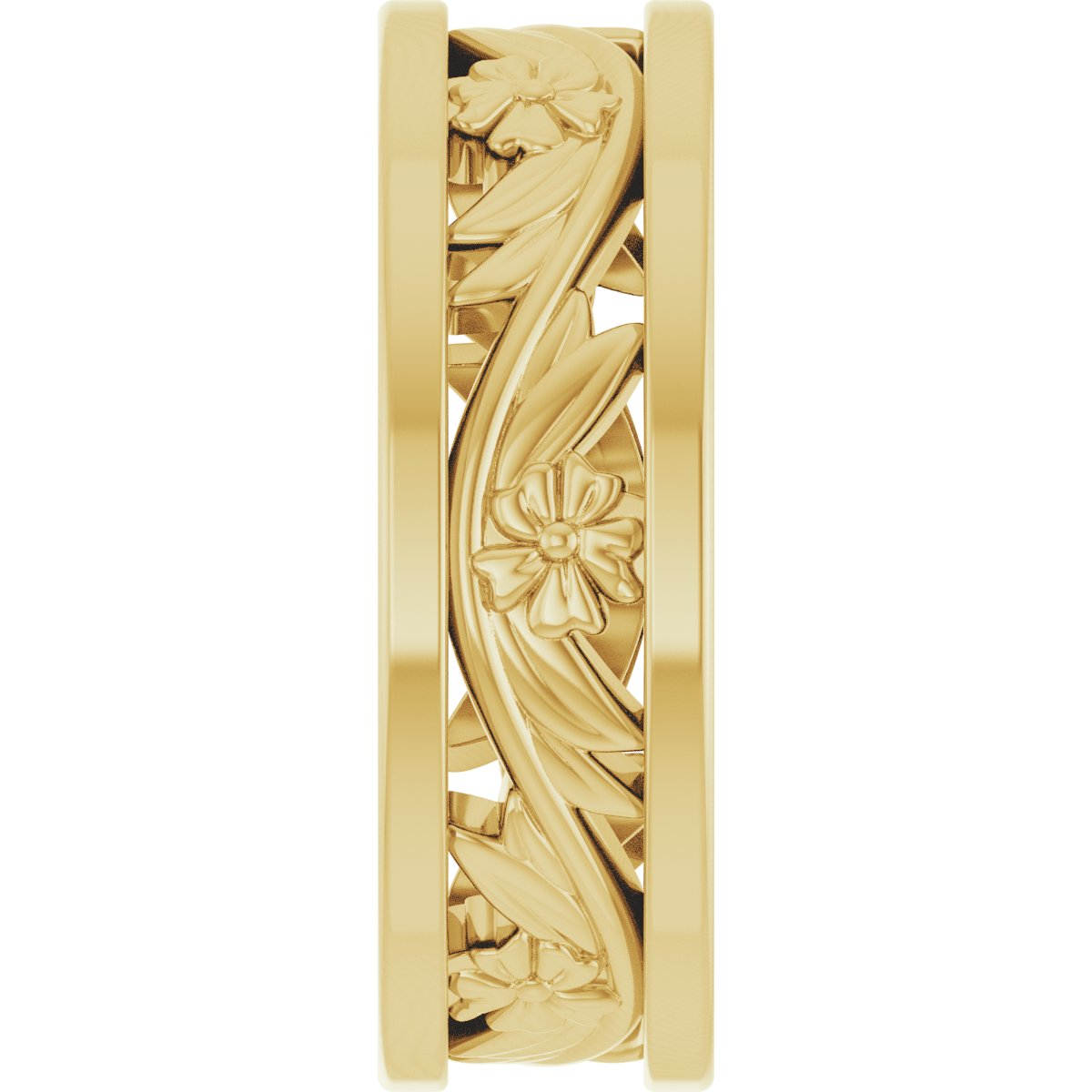 Floral Flat Band