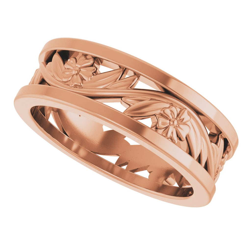 Floral Flat Band