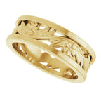 Floral Flat Band