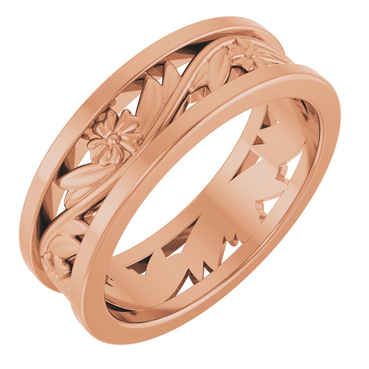 Floral Flat Band