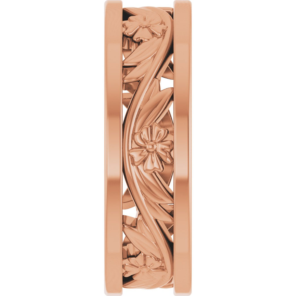 Floral Flat Band