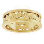 Floral Flat Band