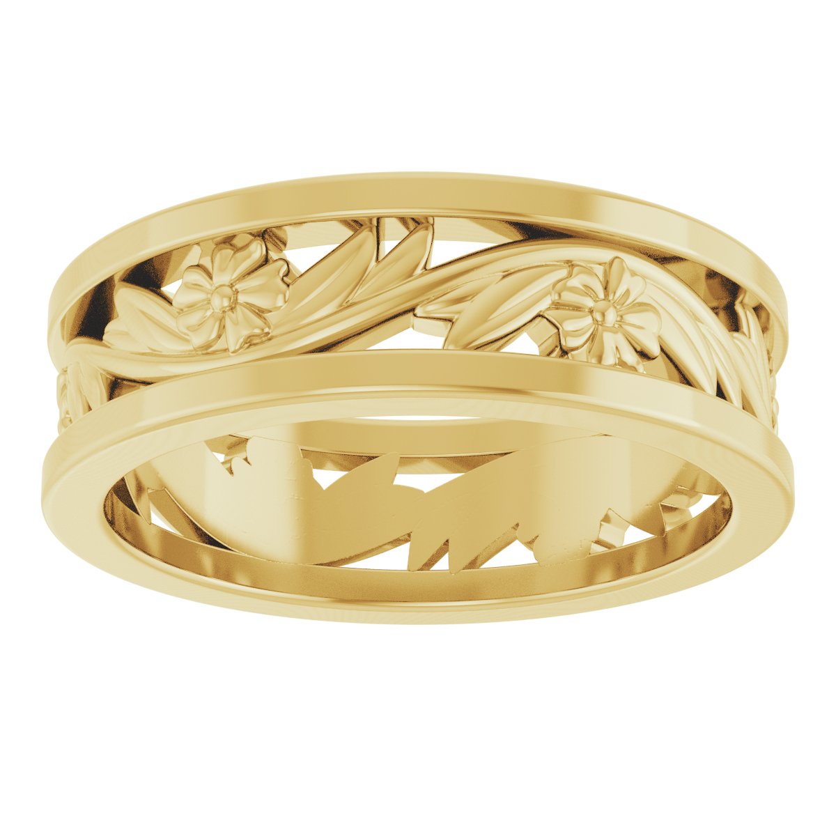 Floral Flat Band