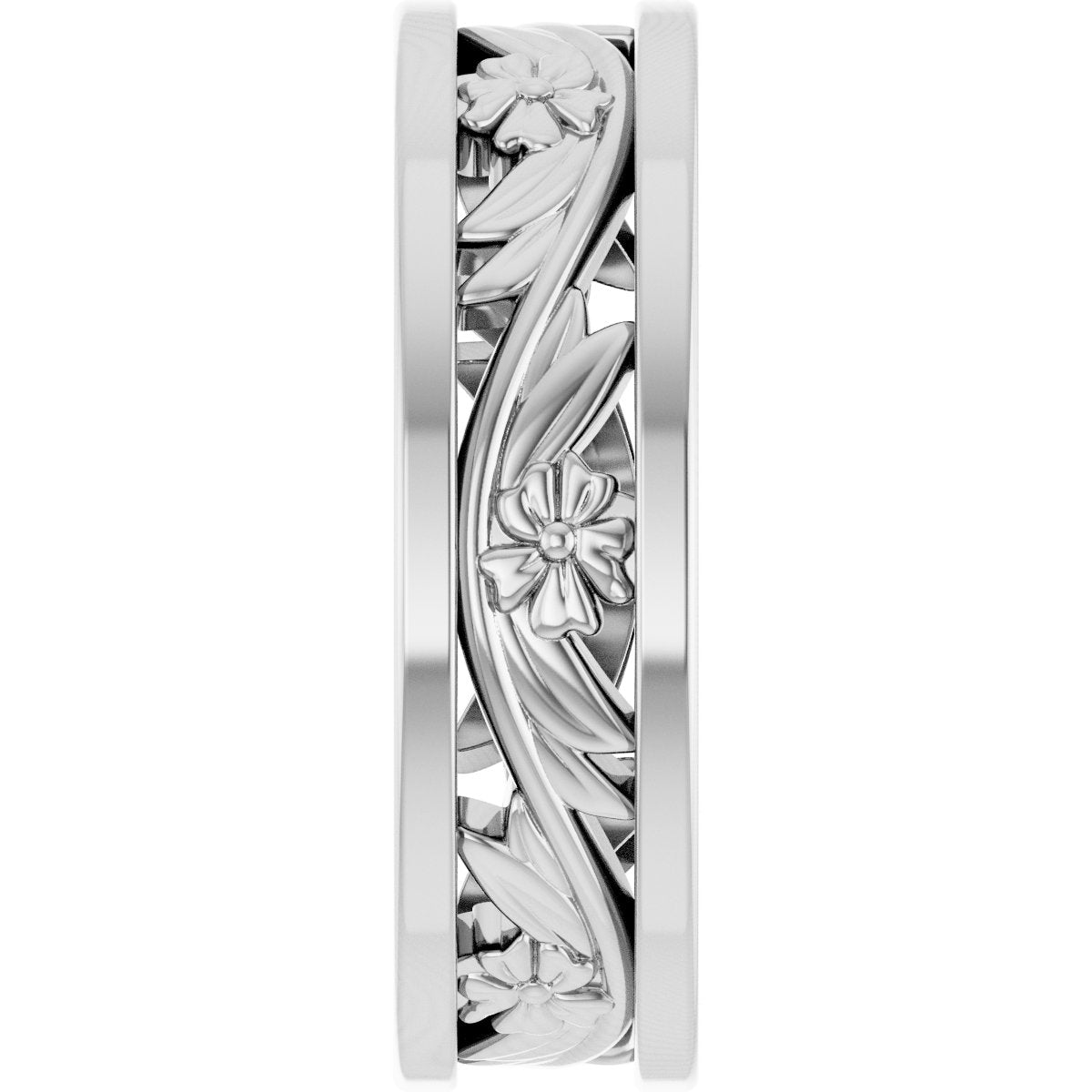 Floral Flat Band