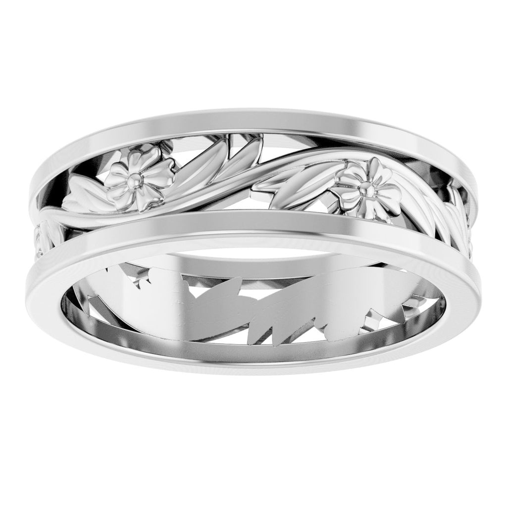 Floral Flat Band