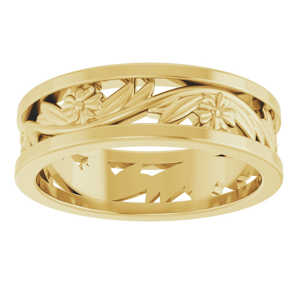 Floral Flat Band