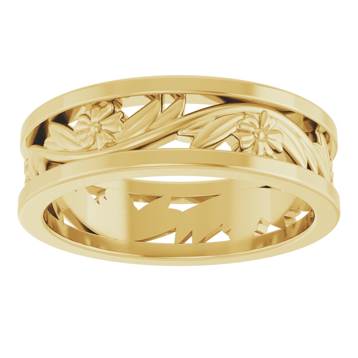 Floral Flat Band