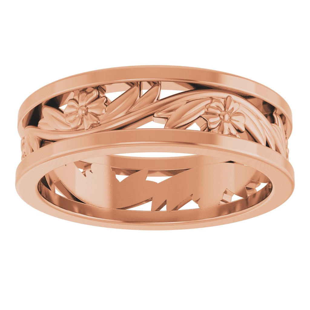 Floral Flat Band