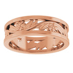 Floral Flat Band