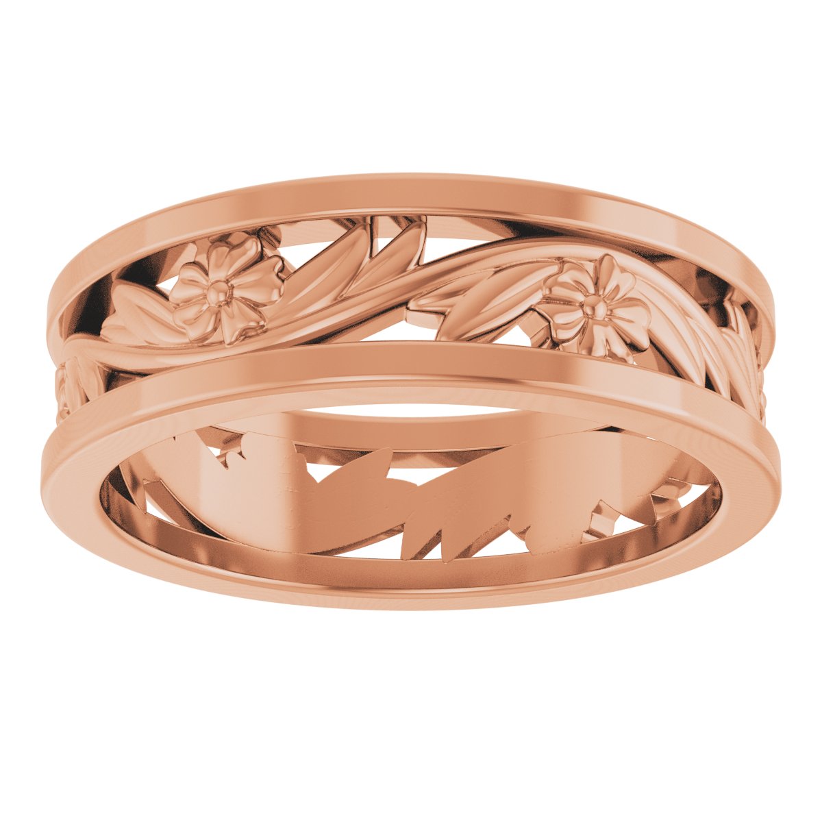 Floral Flat Band