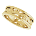 Floral Flat Band