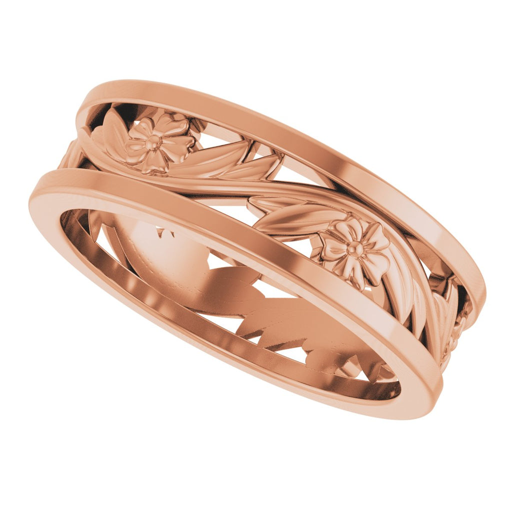 Floral Flat Band