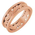 Floral Flat Band