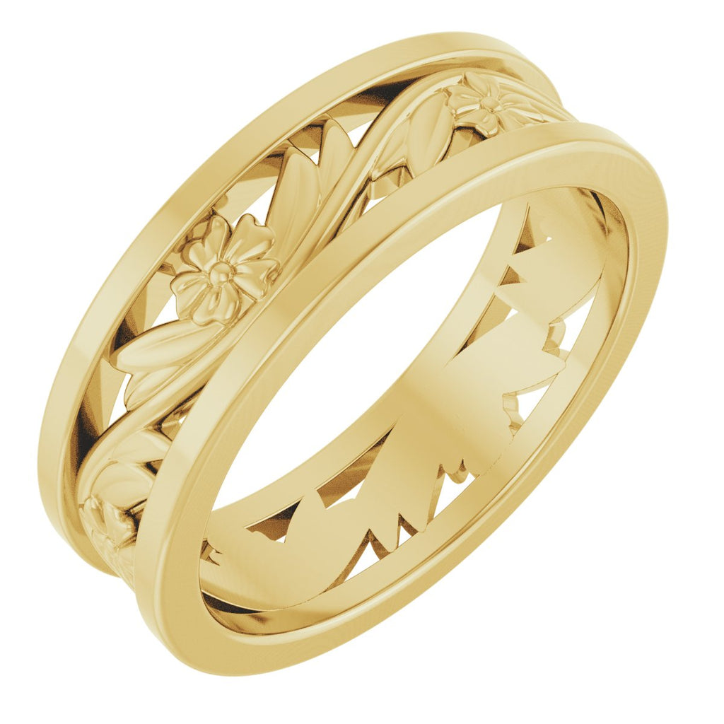 Floral Flat Band