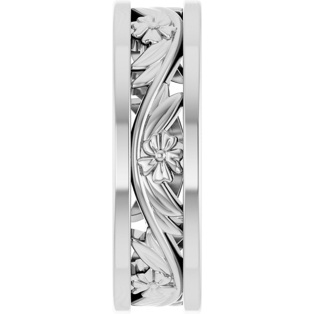 Floral Flat Band