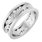 Floral Flat Band