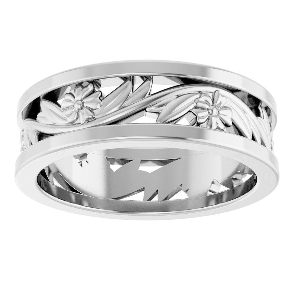 Floral Flat Band