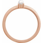 Stackable Pearl Ring