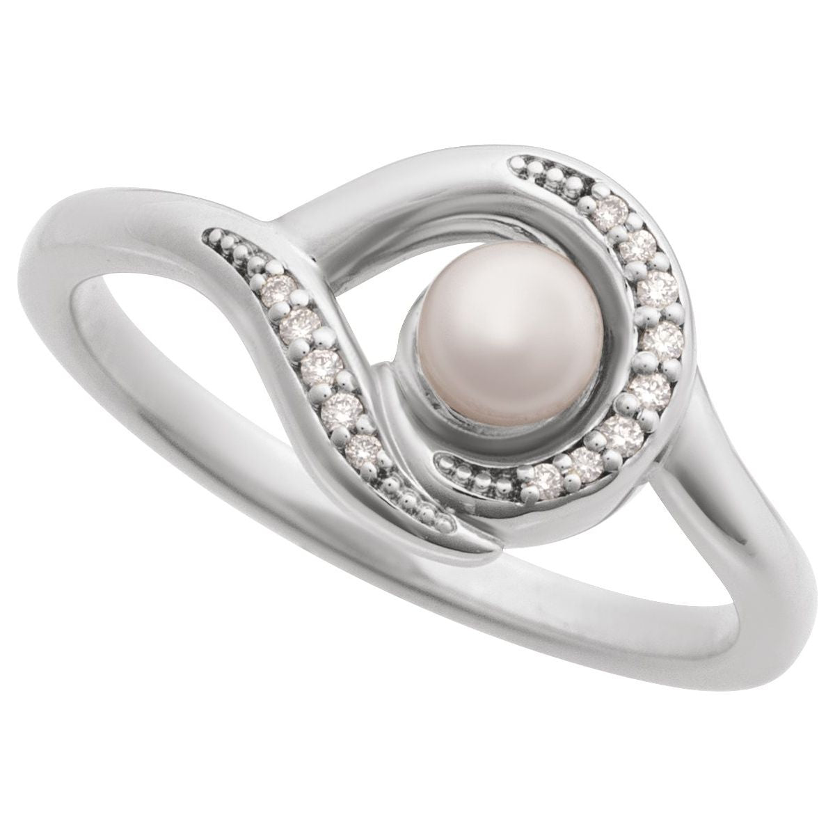 Accented Pearl Ring
