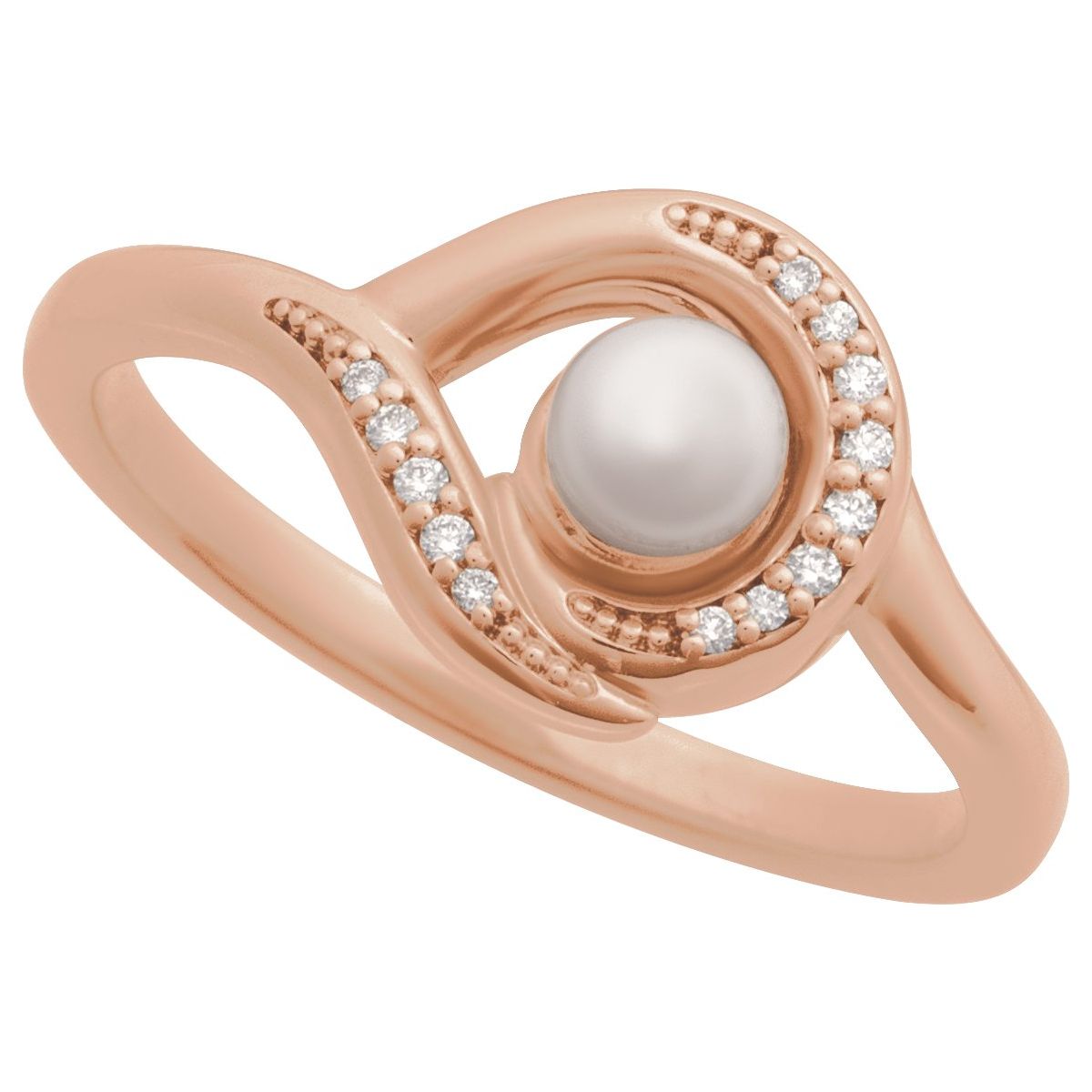 Accented Pearl Ring
