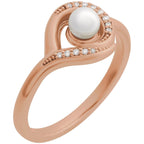 Accented Pearl Ring
