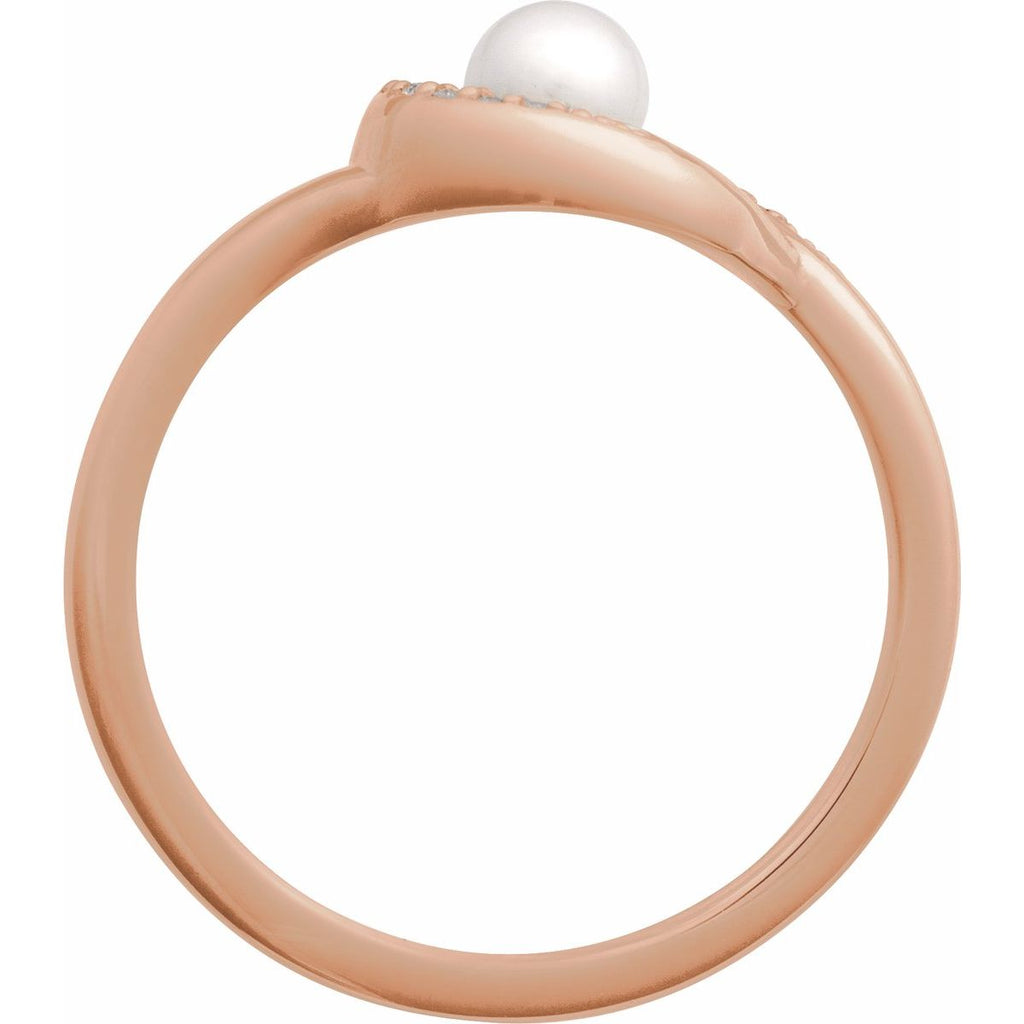 Accented Pearl Ring