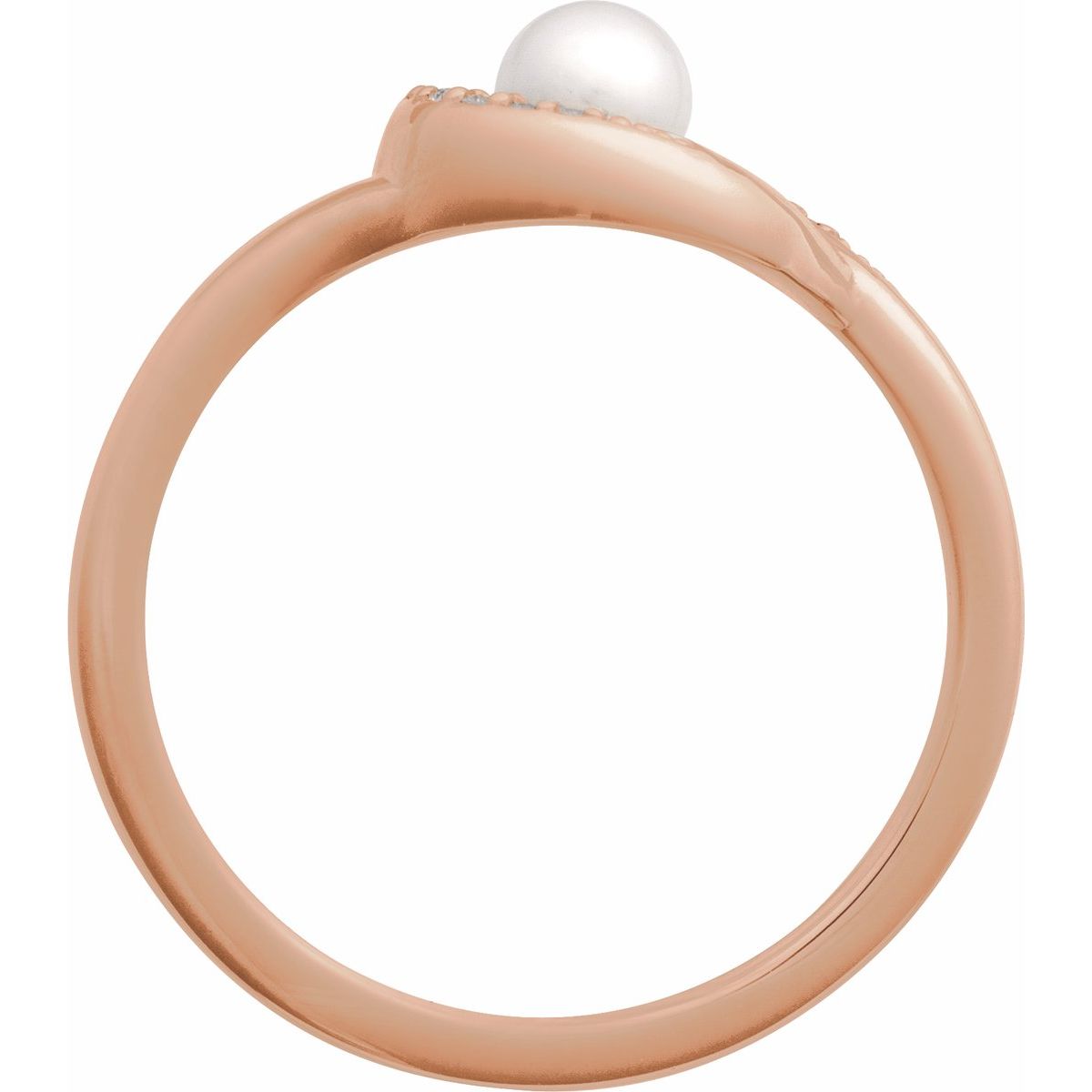 Accented Pearl Ring