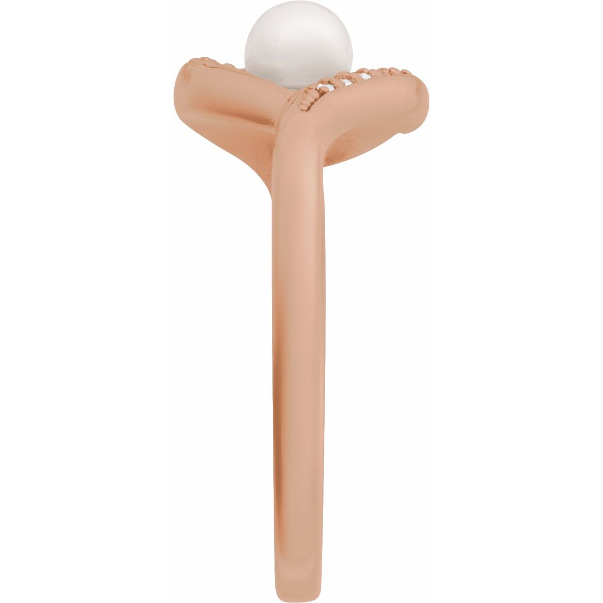 Accented Pearl Ring