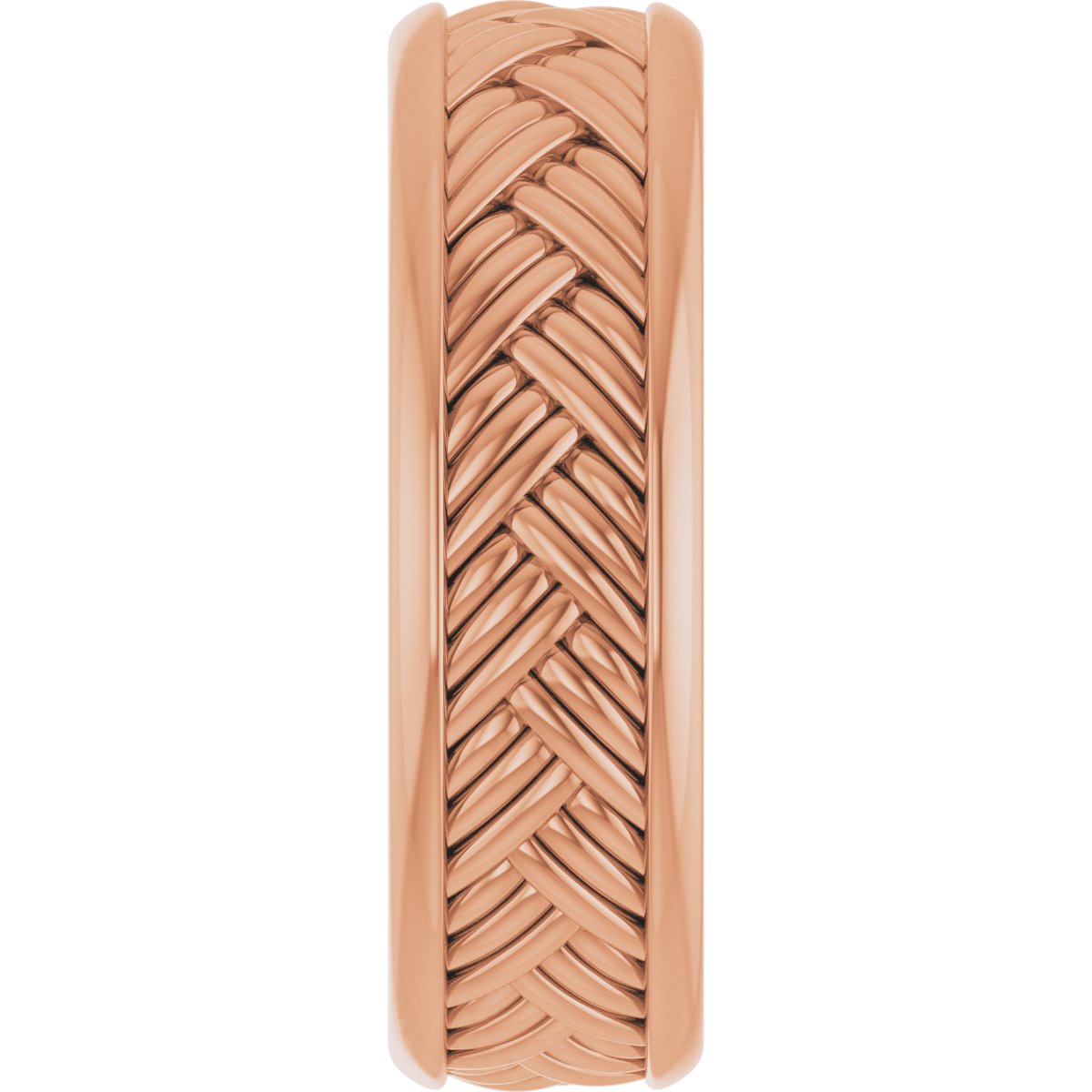 Woven-Design Flat Band