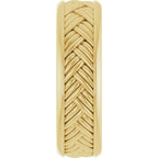 Woven-Design Flat Band