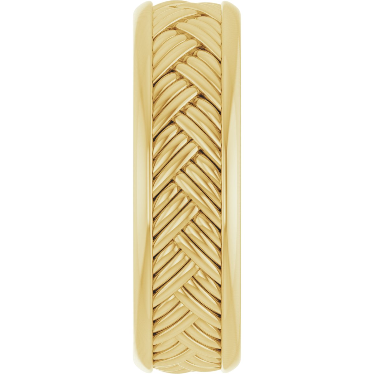Woven-Design Flat Band