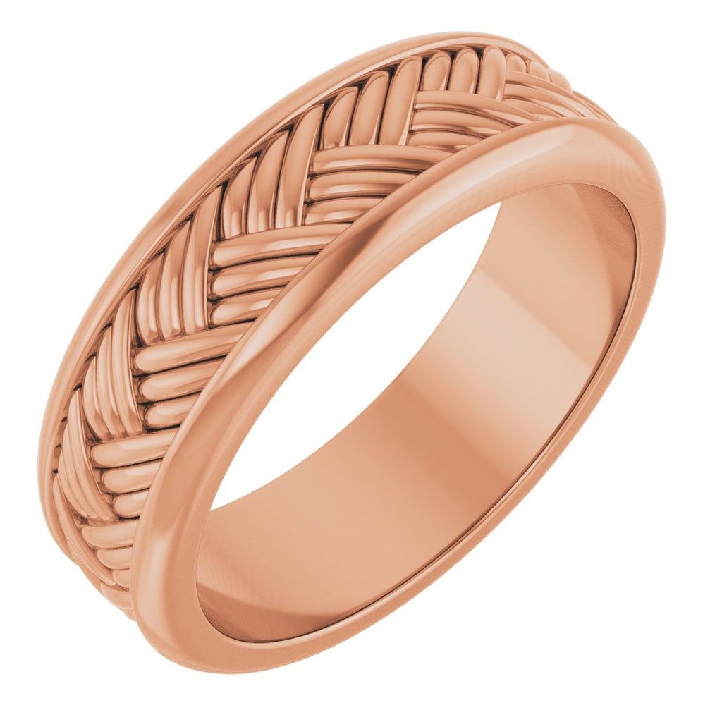 Woven-Design Flat Band