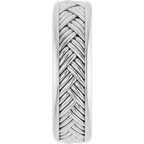 Woven-Design Flat Band